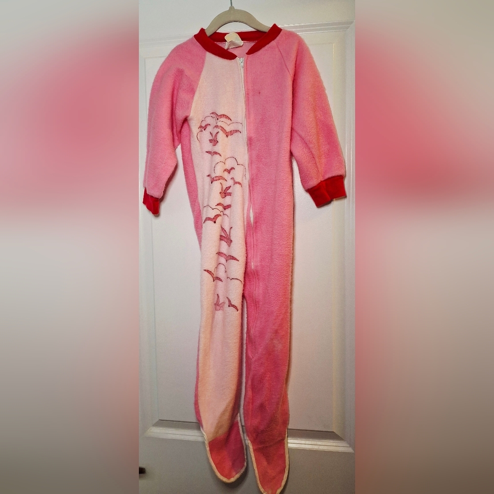 🇨🇦 Vintage 80s Flying Bird Onesie Made in Canada (5T)
